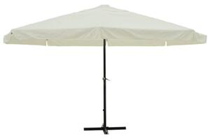 Parasol z aluminium, 500 cm, biały