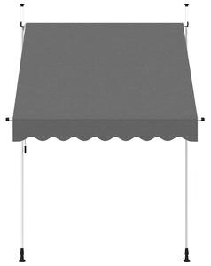Markiza zwijana ręcznie, 200 cm, antracytowa