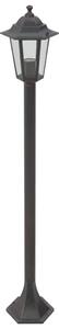 Lampy ogrodowe, 110 cm, E27, aluminium, 6 szt., brązowe