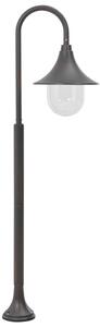 Lampa ogrodowa na słupku, 120 cm, E27, aluminium, kolor brązu