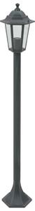 Lampy ogrodowe, 110 cm, E27, aluminium, ciemnozielone, 6 szt