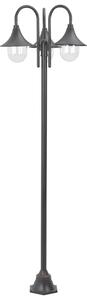 Latarnia ogrodowa 3-punktowa, 220 cm, E27, kolor brązu
