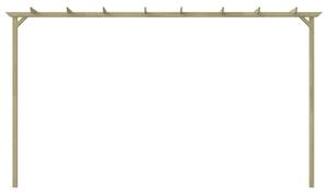 Pergola ogrodowa, impregnowane drewno sosnowe, 360x200x60cm