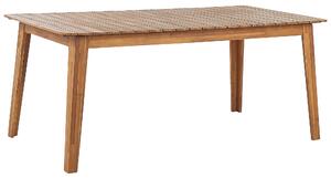 Rustykalny stół ogrodowy jadalniany drewno akacjowe 6-osobowy Fornelli Beliani