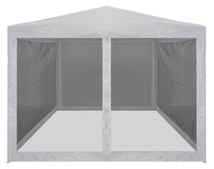 Namiot imprezowy z 4 siatkowymi ściankami, 4x3 m