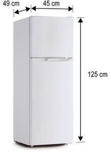 Lodówka SMITH&BROWN SFTF-111-WE3 125cm Biała