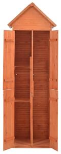 Schowek ogrodowy, 71 x 60 x 213 cm, drewniany