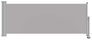 Tarasowa, zwijana markiza boczna, 100 x 300 cm, szara