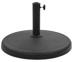 Podstawa pod parasol ogrodowy, okrągła, żywica, 19 kg, czarna
