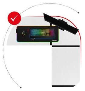 Biurko gamingowe HUZARO Hero 6.0 Biały