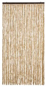 Zasłona przeciwko owadom, beżowa, 100x220 cm, szenil