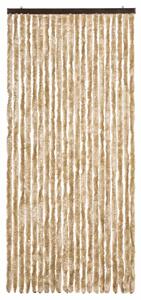 Zasłona przeciwko owadom, beżowa, 90x220 cm, szenil