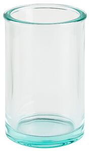 Zestaw akcesoriów łazienkowych szklant 5 częsciowy zielony Amarga Beliani