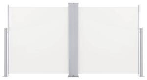 Zwijana markiza boczna, kremowa, 120 x 600 cm