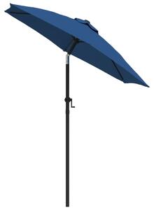 Parasol, niebieski, 200 x 224 cm, aluminium