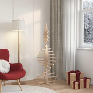 Drewniana choinka świąteczna do dekoracji 150 cm, lite drewno sosnowe