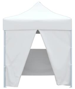 Profesjonalny, składany namiot imprezowy, 4 ściany, 2x2 m, stal