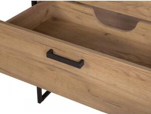 Szafka pod umywalkę BROOKLIN 821 80 cm dąb craft złoty