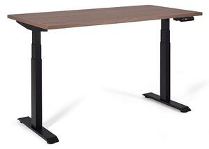 Biurko elektryczne Active I czarny/walnut 140x70