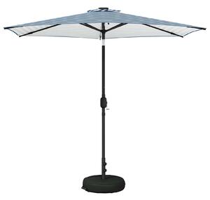Parasol ogrodowy z LED-owymi lampkami 270 x 270 cm Poliester