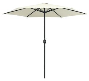 Parasol ogrodowy na aluminiowym słupku, 270x246 cm, piaskowy