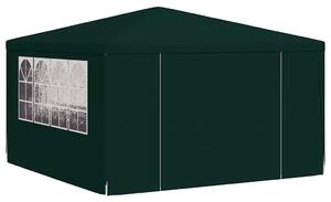 Namiot imprezowy ze ściankami, 4x4 m, zielony, 90 g/m²