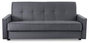 Sofa Kanapa RozkÅadana z FunkcjÄ Spania Wersalka Dwuosobowa Szara ALUNA