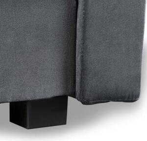 Sofa Kanapa RozkÅadana z FunkcjÄ Spania Wersalka Dwuosobowa Szara ALUNA