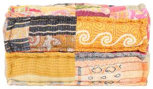 Puf, 60x70x36 cm, patchwork, tkanina