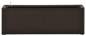 Podwyższona donica z systemem podlewania, mokka, 100x43x33 cm
