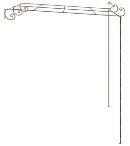Pergola ogrodowa, antyczny brąz, 3x3x2,5 m, żelazo