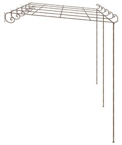 Pergola ogrodowa, antyczny brąz, 6x3x2,5 m, żelazo