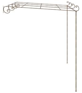 Pergola ogrodowa, antyczny brąz, 4x3x2,5 m, żelazo