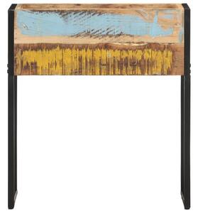 Donica, 60x20x68 cm, lite drewno z odzysku