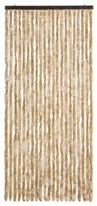 Zasłona przeciwko owadom, beżowa, 90x200 cm, szenil