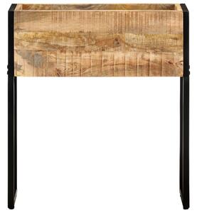 Donica, 60x20x68 cm, surowe drewno mango