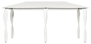 Altana z pokryciem słupków 2,98x5,3x2,59 m, kremowa, 160 g/m²