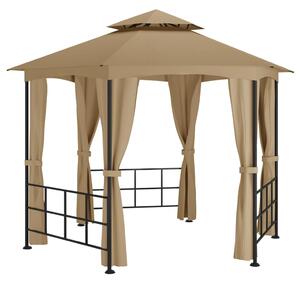 Altana ze ściankami, 3,1 x 2,7 m, kolor taupe