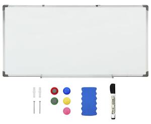 Tablica magnetyczna, biała, 110x60 cm, stalowa