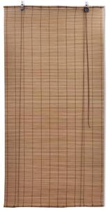 Bambusowe rolety, 2 szt., 80 x 160 cm, brązowe