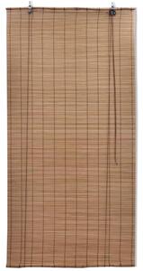 Bambusowe rolety, 2 szt., 120 x 220 cm, brązowe