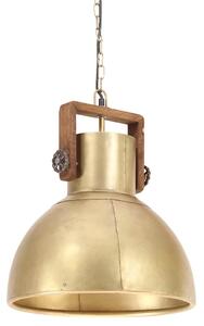 Industrialna lampa wisząca, 25 W, mosiężna, okrągła, 40 cm, E27