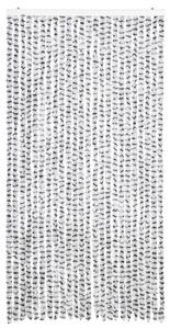Zasłona przeciwko owadom, jasno i ciemnoszara, 100x220cm, szenil