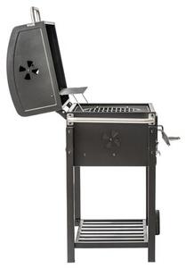 Grill ogrodowy węglowy BBQ LINE MIR4525 Zamykany, żeliwny ruszt, kółka