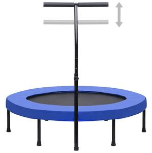 Trampolina fitness z uchwytem i nakładką ochronną, 122 cm