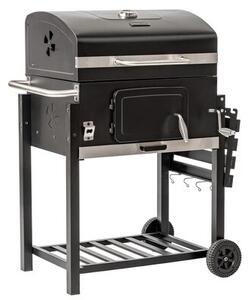 Grill ogrodowy węglowy BBQ LINE MIR4525 Zamykany, żeliwny ruszt, kółka