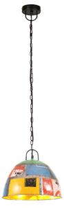Industrialna lampa wisząca, 25 W, kolorowa, okrągła, 31 cm, E27