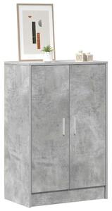 Szafka na buty, szarość betonu, 60x35x92 cm