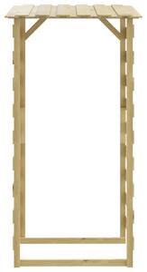 Pergola ogrodowa z daszkiem, 100x90x200 cm, drewno sosnowe