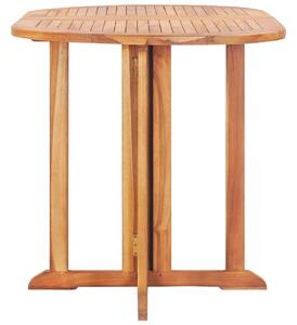 Drewniany stół i krzesła na taras, balkon - Trivo 3X